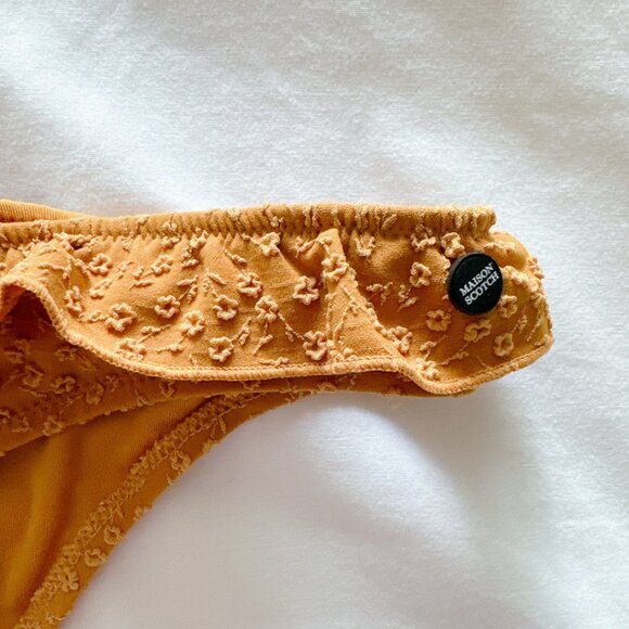 Scotch & Soda Bikini Bottom NWT Size Large mustard yellow bathing suit swim - Picture 5 of 7